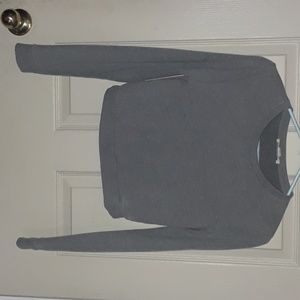 A light grey cropped top from Forever 21